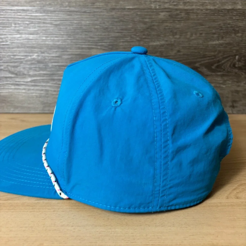 Chubbies Hat Cap Snap Back Blue Performance Trucker Outdoors Beach Adjustable